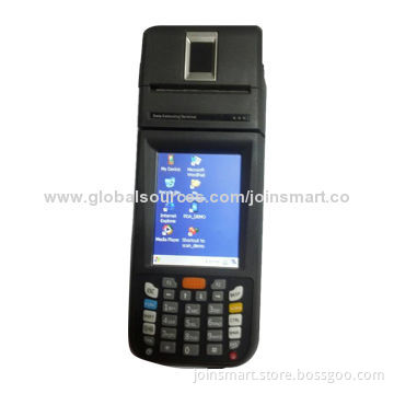 Full Function Handheld PoS Terminal, Supports Fingerprints, Barcode Scanner, RFID, IC Card Reader